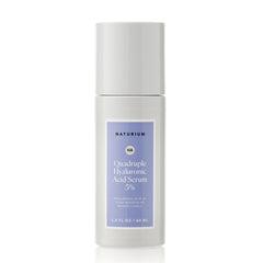 Naturium quadruple hyaluronic acid serum pump for easy application and deep hydration