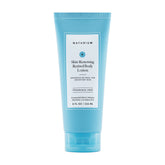 Naturium Skin-Renewing Retinol Body Lotion bottle close-up, promising deep hydration