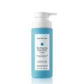 Naturium skin-renewing retinol body lotion pump bottle, showing target for texture and firmness.