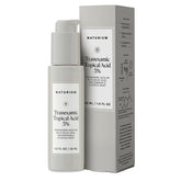 Naturium Tranexamic Topical Acid 5% bottle shows the serum for even tone