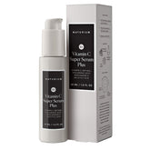 Naturium Vitamin C Super Serum Plus bottle closeup for brightening daily skincare routine