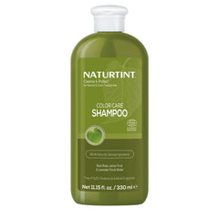 Naturtint Color Care Shampoo bottle with pour spout showing product