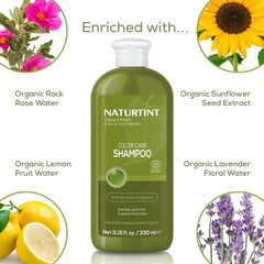 Naturtint Color Care Shampoo lathering on hair for daily use