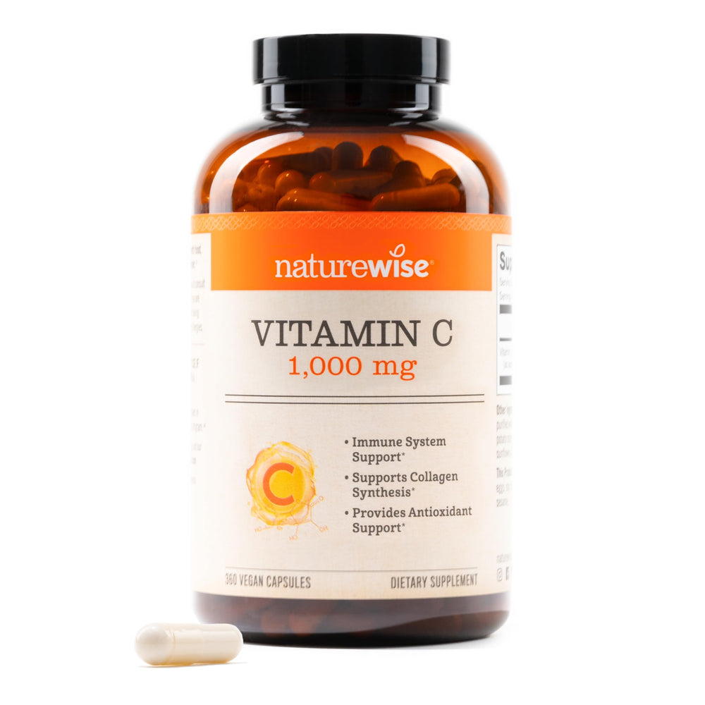 NatureWise Vitamin C 1000mg bottle for daily immune support.
