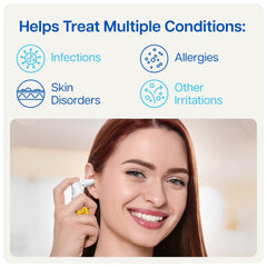 NAVEH PHARMA Itchy Ears Remedy ear-canal coverage via jet-spray supports thorough cleaning.
