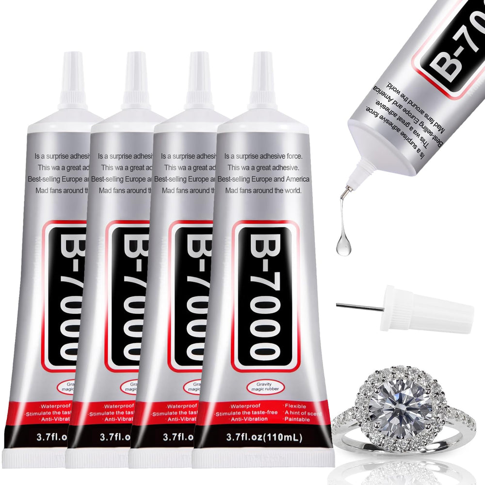 Navona B7000 glue with precision tip for precise rhinestone placement.