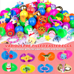NAWITDA Easter hunt and party favors emphasize colorful appeal and repeat play value