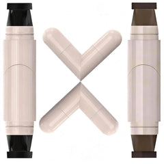 Nberuionre dual-ended eyeliner stamp with left-right markings for balanced wings.