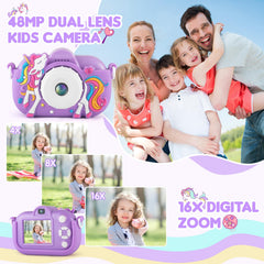 NBKLS Kids Camera records 1080P video for memories.