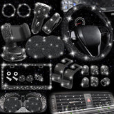 NBTEPEM bling steering wheel cover for luxurious grip and sparkle in the car interior