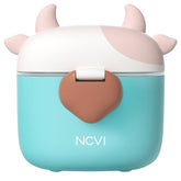 NCVI baby formula dispenser with horn lid for on-the-go feeding