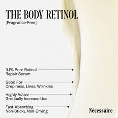 Nécessaire Body Lotion jar shows fragrance free, non greasy formula.
