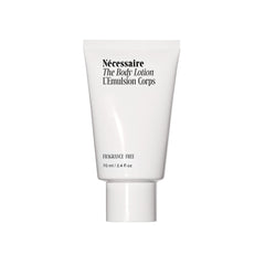 Nécessaire The Body Lotion fragrance-free bottle for quick, non-greasy hydration.