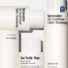 Nécessaire The Conditioner avocado oil ingredients support scalp balance and hair softness.