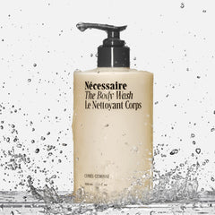 Nécessaire Cypress-Citrus rich lather provides a gentle cleanse.