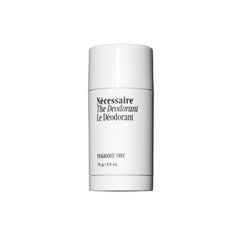 Nécessaire fragrance-free deodorant bottle shows fragrance-free formula for sensitive skin.