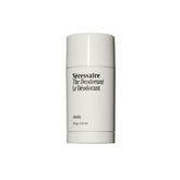 Nécessaire Hinoki deodorant bottle showcasing aluminum-free formula for freshness