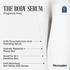 Nécessaire Niacinamide Firming Body Lotion bottle ready for everyday use