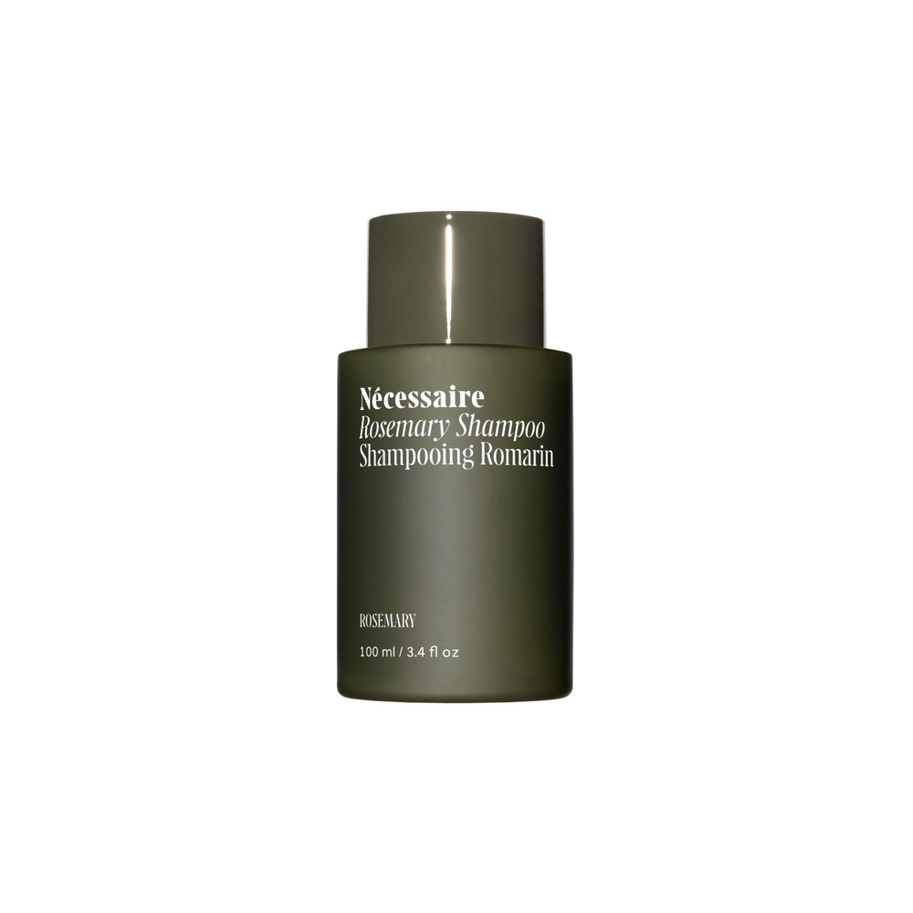 Nécessaire Rosemary Shampoo bottle front view for a gentle daily cleanse.