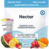 Nectar Hydration Packets front packaging showing zero-calorie option