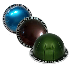 NEE JOO Odacio Intenso Stormio coffee pods showcase bold dark roast flavors for versatile brewing.
