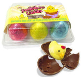 Needzo Belgian milk chocolate egg, foil-wrapped, eye-catching Easter treat.