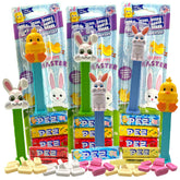 Needzo Easter Pez dispensers packaging highlights a gift-ready presentation.