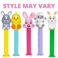 Needzo Easter Pez dispensers refills inside bag enable quick restocking.