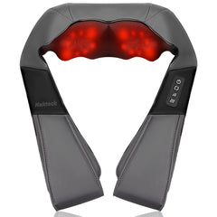 Nekteck shiatsu neck massager with heat, overall view for upper body relief.