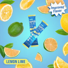 Nello SuperCalm lemon lime canister for refreshing balance and restful evenings.