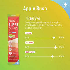 Nello Superfocus pack side highlights 20 servings for busy days.