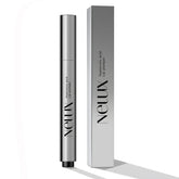 Nelux Lip Plumper bottle with pump demonstrates instant smoothing and hydration