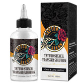 NenMaoKeNu tattoo stencil gel bottle pour shows quick-dry clarity for precise transfers