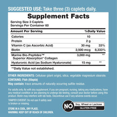 NeoCell 180 caplets bottle with gluten-free label