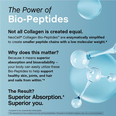 NeoCell Collagen Bio-Peptides powder blended into smoothie for a neutral boost.