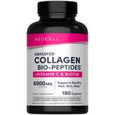 NeoCell collagen pills bottle front showing daily skin, hair, nails support