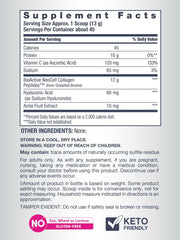 NeoCell powder dissolving in water for smooth texture and hydration.