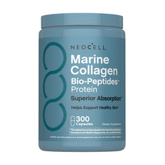 NeoCell Marine Collagen Capsules bottle displays premium daily supplement for radiance