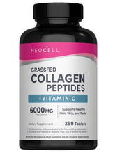 NeoCell Super Collagen Plus C bottle front promotes radiant hair, skin, and nails.