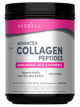 NeoCell Super Collagen Powder tub open for easy daily use.