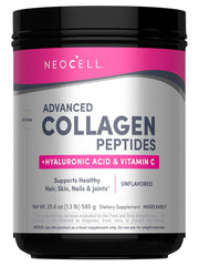 NeoCell Super Collagen Powder tub open for easy daily use.