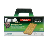 Neogen Ramik Bars rodenticide packaging designed for all-weather outdoor use.