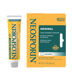 Neosporin Original tube front view for on-the-go wound protection