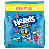 NERDS Gummy Clusters Very Berry bag ready for sharing at parties.