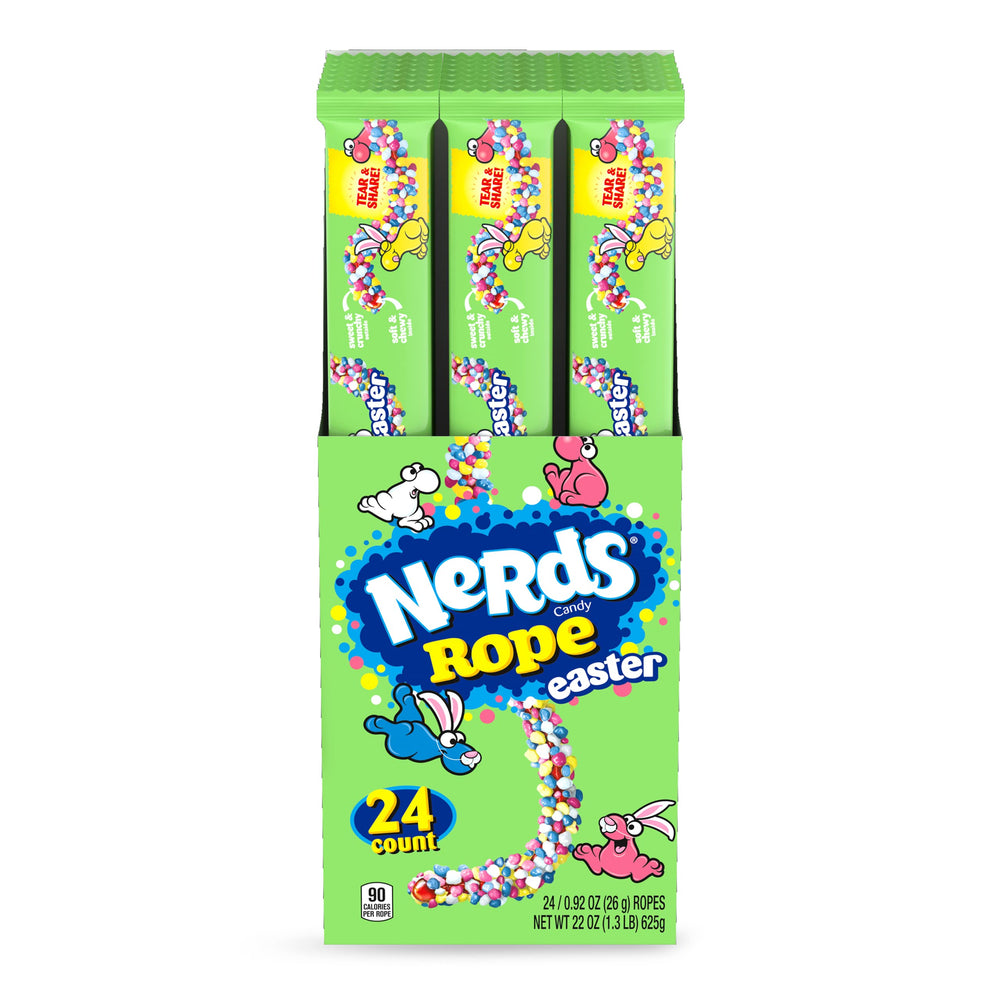 NERDS Hoppin' Rope Easter candy pack, colorful strings for baskets