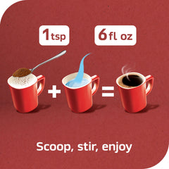 NESCAFÉ CLÁSICO Dark Roast cup with steam highlights rich aroma