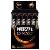 Nescafé Instant Coffee Sticks Espresso Pack: rich aroma ready in seconds.