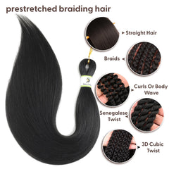 Nescorner full-head 8-pack braiding hair set designed for quick installation.