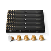 Nespresso Caramello Original packaging on display for convenient storage.