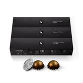 Nespresso Vertuo Double Espresso Chiaro pod on desk, ideal for a quick bold start.